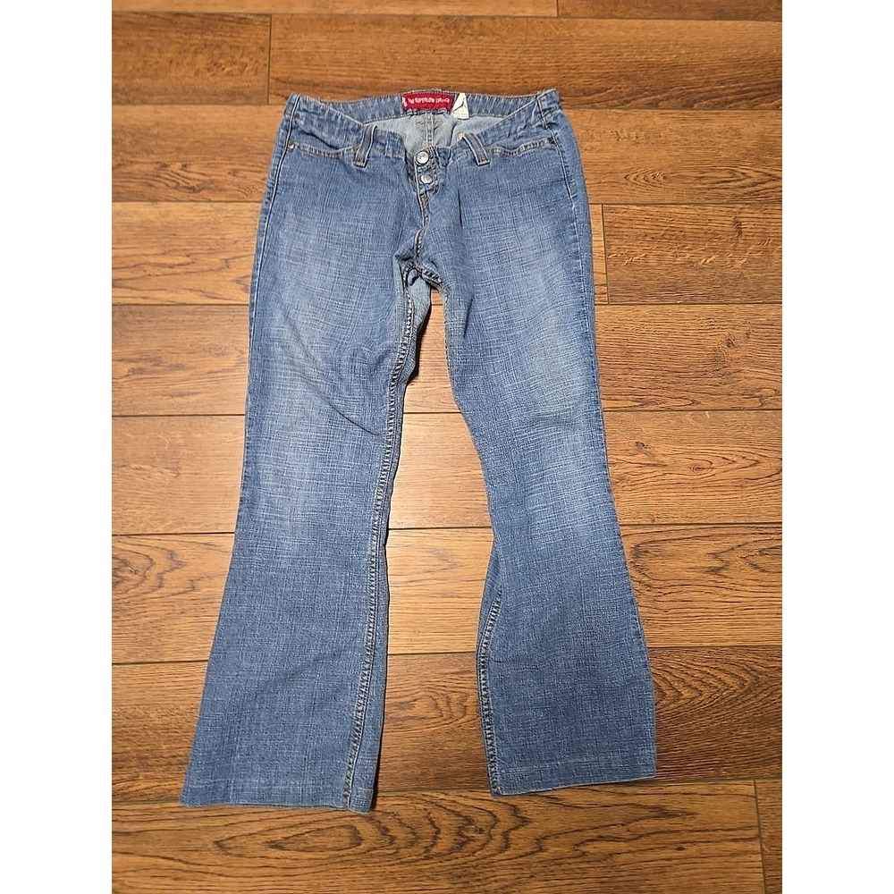 Y2K Levi's 520 Super Low Rise Stretch Flare Jeans Size 32 waist 26" INSEAM